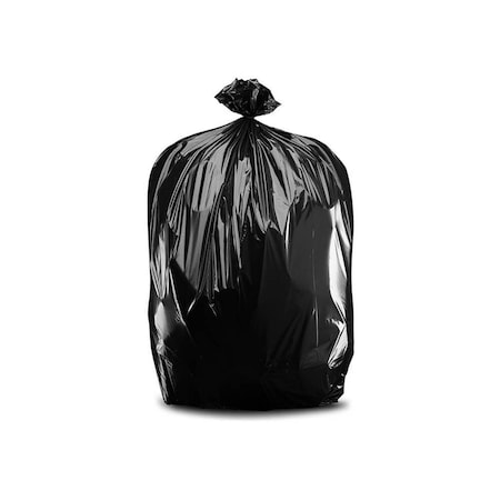Protectionpro 55-60 gal Heavy-duty Trash Can Liners, Black, 50PK PR2490405